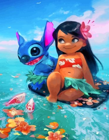 Lilo Characters Paint By Numbers