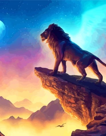 Lion King Wildlife Paint By Numbers