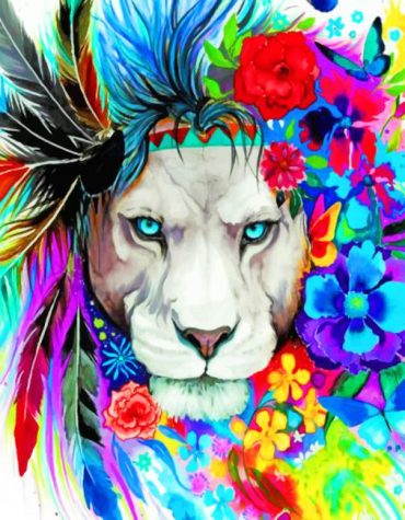 Lion Masterpieces Paint By Numbers