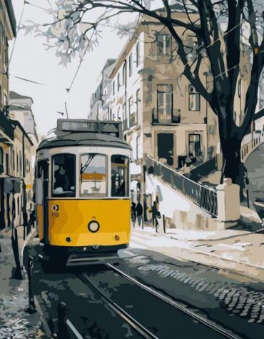 Lisbon Cityscape Paint By Numbers