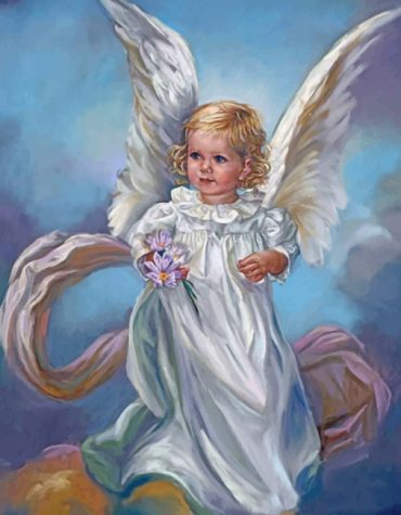 Little Angel Girl Paint By Numbers
