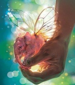 Little Elephant Fantasy Paint By Numbers