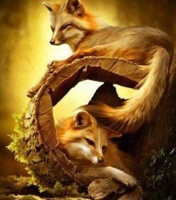 Fox in Forest Paint By Numbers