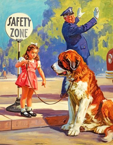 Little Girl and Dog: Pets Paint By Numbers