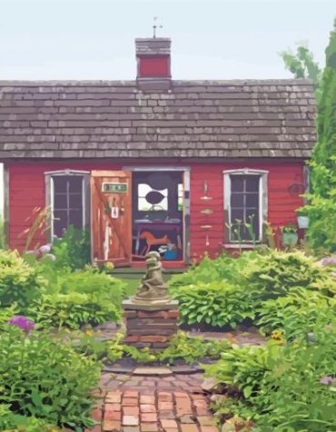 Charming Little House Paint By Numbers