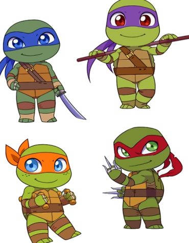 Little Ninja Turtles Adventure Paint By Numbers