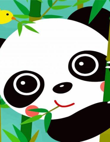 Adorable Panda Paint By Numbers