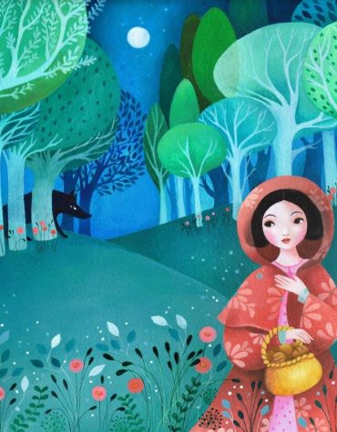 Animated Red Riding Hood Paint By Numbers