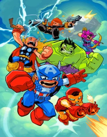 Little Superheroes Adventures Paint By Numbers