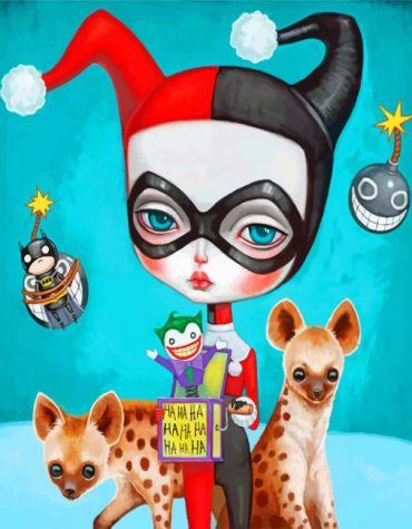 Harley Quinn Cartoons Paint By Numbers