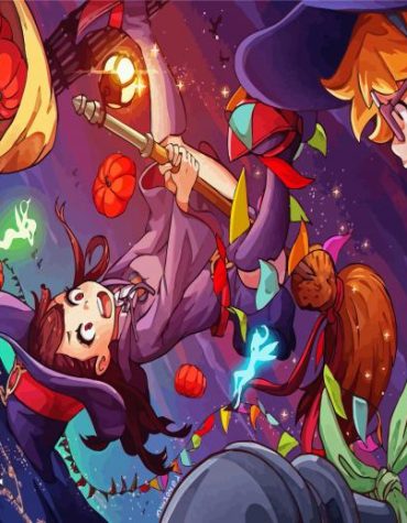 Little Witch Academia Animated Film Paint By Numbers