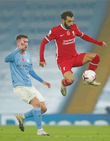 Premier League Star Mohamed Salah Paint By Numbers