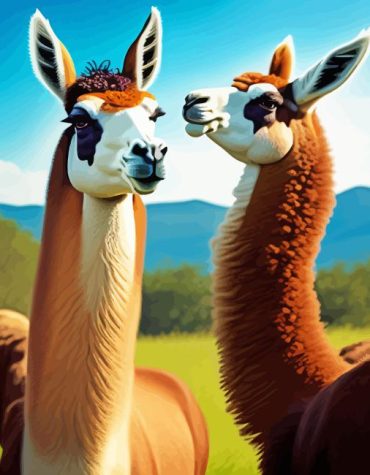 Llamas Animal Fun Paint By Numbers