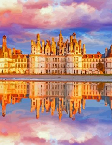 Loire Castle Serenity Paint By Numbers