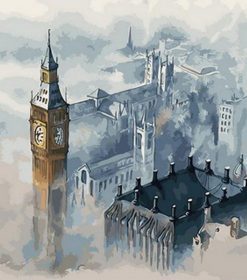 London City Skyline Paint By Numbers