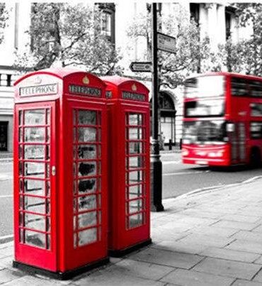 London Red Booth Paint By Numbers