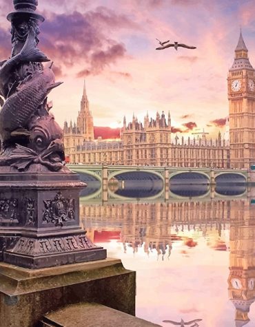 Big Ben and Parliament Paint By Numbers