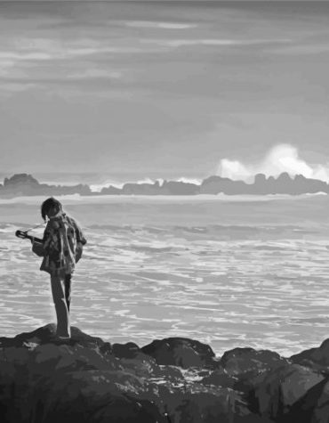 Musician Beach Seascape Paint By Numbers