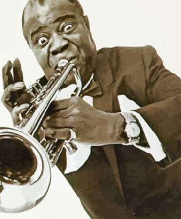 Louis Armstrong Jazz Legend Paint By Numbers