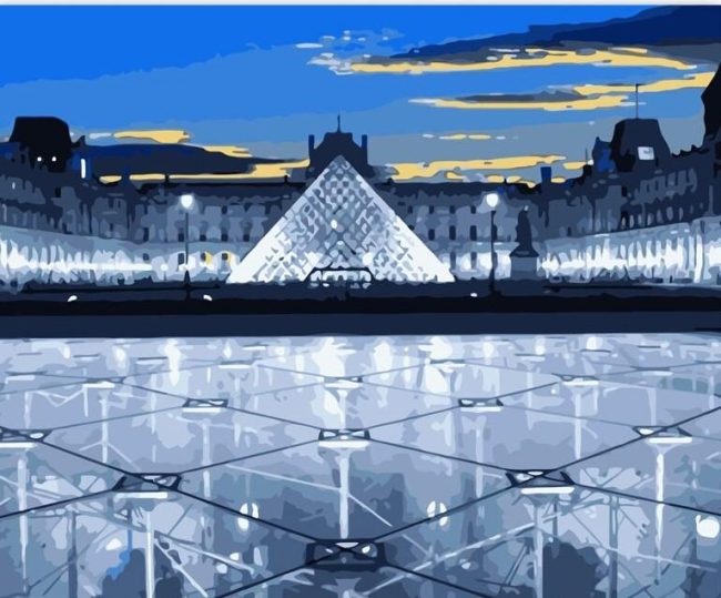 Louvre Paris Painting Experience Paint By Numbers