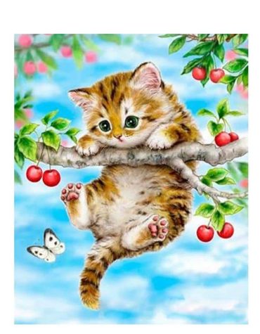 Adorable Cat Paint By Numbers