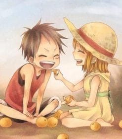 Luffy and Nami Anime Art Paint By Numbers