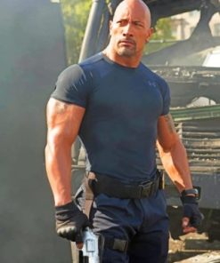 Luke Hobbs Fast Action Paint By Numbers