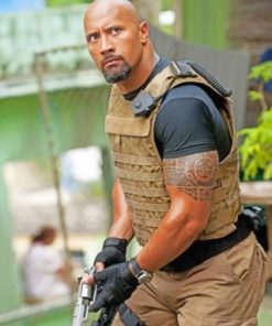 Luke Hobbs Movie Icon Paint By Numbers