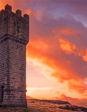 Lunds Tower Craven Landmark Paint By Numbers