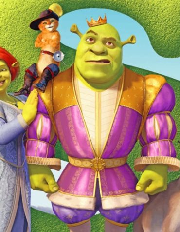 Shrek and Fiona Family Cartoon Paint By Numbers