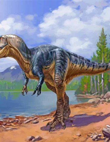 Mad Dinosaur Adventure Paint By Numbers