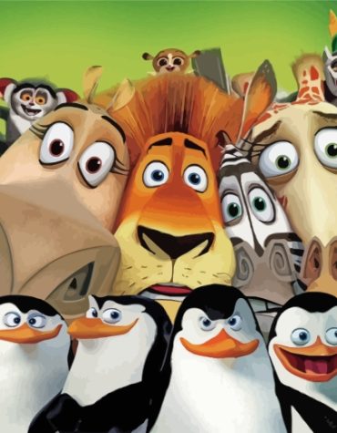 Madagascar Animals Paint By Numbers