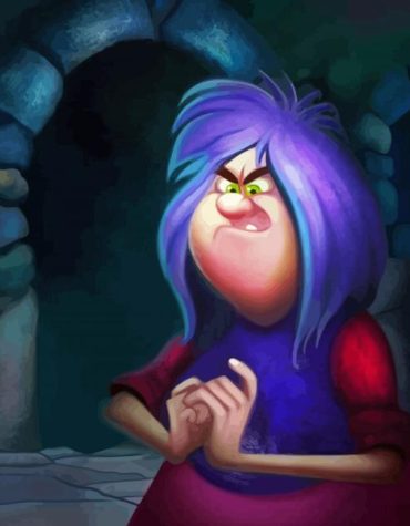 Madam Mim Animation Style Paint By Numbers