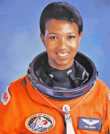 Mae C Jemison Inspiring Figure Paint By Numbers