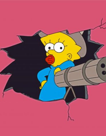 Maggie Simpson TV Show Paint By Numbers