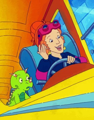 Magic School Bus Characters Paint By Numbers