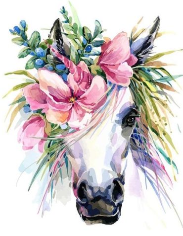 Magical Unicorn Fantasy Paint By Numbers
