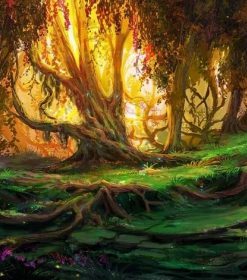 Majestic Nature Tree Paint By Numbers