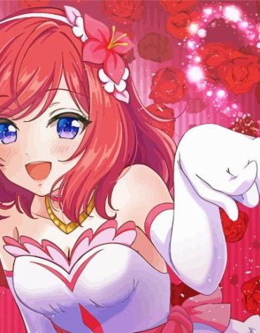 Maki Nishikino Anime Paint By Numbers