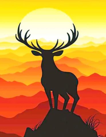 Male Deer Buck Paint By Numbers