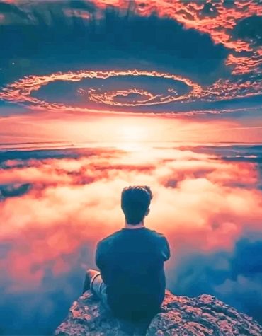 Cloud Watching Skyline Paint By Numbers