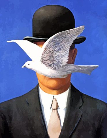 René Magritte Bowler Hat Paint By Numbers