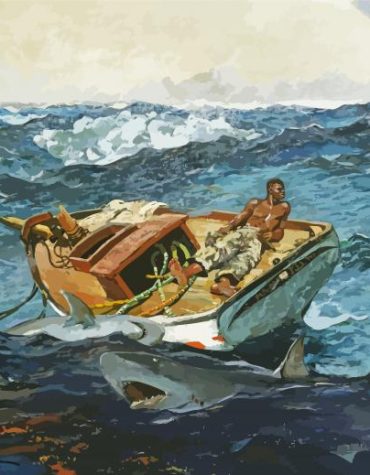 Stormy Seascape Adventure Paint By Numbers