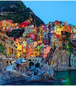 Manarola Italy Skyline Paint By Numbers