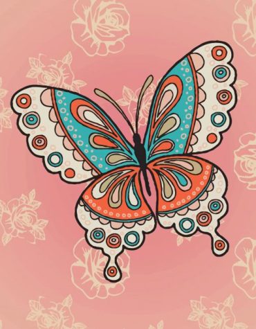 Mandala Butterfly Insect Paint By Numbers