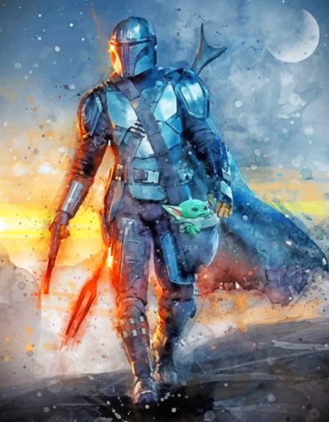 Mandalorian Adventure Paint By Numbers
