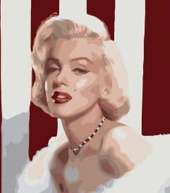 Marilyn Monroe Celebrity Style Paint By Numbers