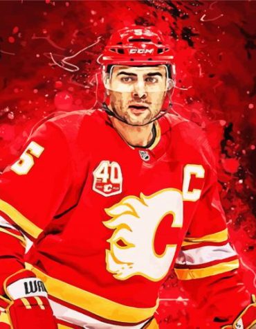 Mark Giordano Hockey Legend Paint By Numbers