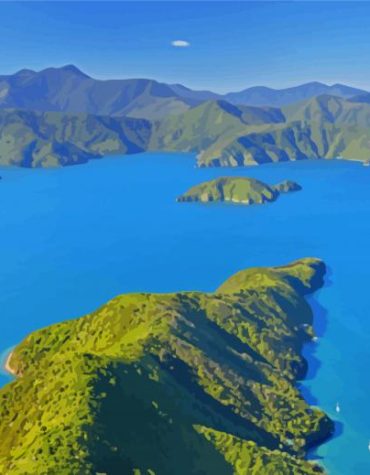 Marlborough Sound Nature Paint By Numbers