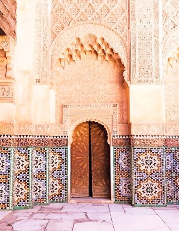 Vintage Marrakesh Door Paint By Numbers
